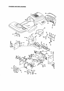 Page B Diagram and Parts List for 917270823  Craftsman Lawn Tractor