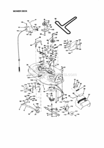 Page J Diagram and Parts List for 917270841  Craftsman Lawn Tractor