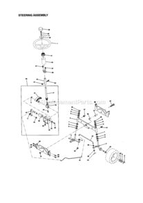 Page D Diagram and Parts List for 917270841  Craftsman Lawn Tractor