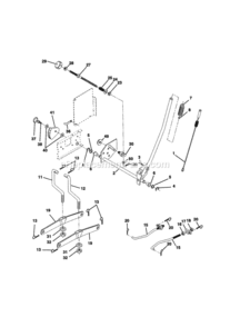 Page I Diagram and Parts List for 917270841  Craftsman Lawn Tractor