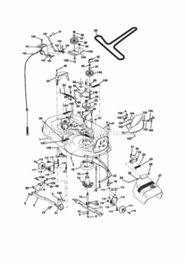 Page J Diagram and Parts List for 917270850  Craftsman Lawn Tractor