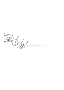 Page G Diagram and Parts List for 917270850  Craftsman Lawn Tractor