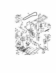 Page C Diagram and Parts List for 917270851  Craftsman Lawn Tractor