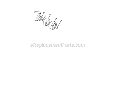 Page H Diagram and Parts List for 917270851  Craftsman Lawn Tractor