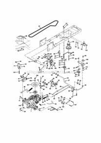 Page C Diagram and Parts List for 917270860  Craftsman Lawn Tractor