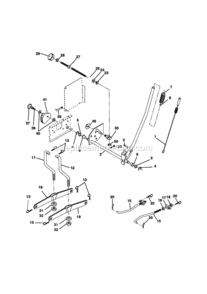 Page I Diagram and Parts List for 917270860  Craftsman Lawn Tractor
