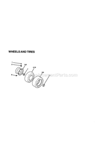 Page G Diagram and Parts List for 917270861  Craftsman Lawn Tractor