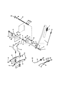 Page I Diagram and Parts List for 917270861  Craftsman Lawn Tractor