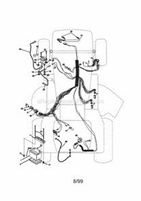 Page A Diagram and Parts List for 917270891  Craftsman Lawn Tractor