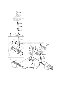 Page D Diagram and Parts List for 917270891  Craftsman Lawn Tractor
