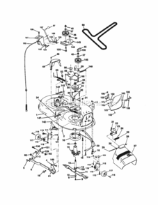 Page J Diagram and Parts List for 917270910  Craftsman Lawn Tractor