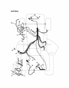 Page A Diagram and Parts List for 917270913  Craftsman Lawn Tractor
