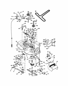 Page J Diagram and Parts List for 917270913  Craftsman Lawn Tractor
