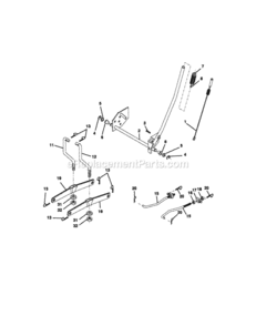 Page I Diagram and Parts List for 917270913  Craftsman Lawn Tractor