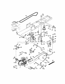 Page C Diagram and Parts List for 917270920  Craftsman Lawn Tractor