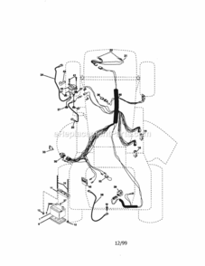 Page A Diagram and Parts List for 917270921  Craftsman Lawn Tractor