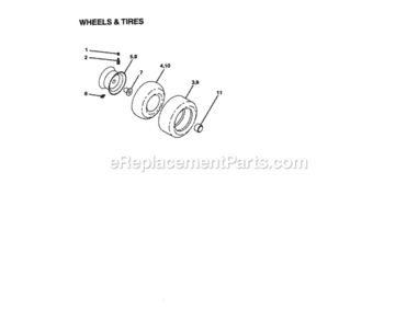 Page H Diagram and Parts List for 917270922  Craftsman Lawn Tractor