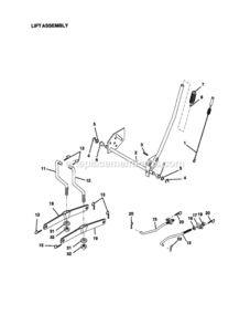 Page I Diagram and Parts List for 917270923  Craftsman Lawn Tractor