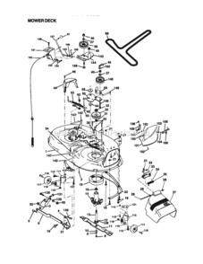 Page J Diagram and Parts List for 917270930  Craftsman Lawn Tractor