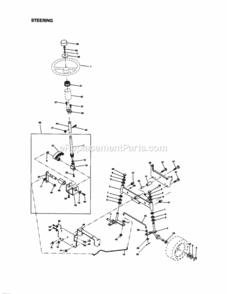 Page D Diagram and Parts List for 917270930  Craftsman Lawn Tractor
