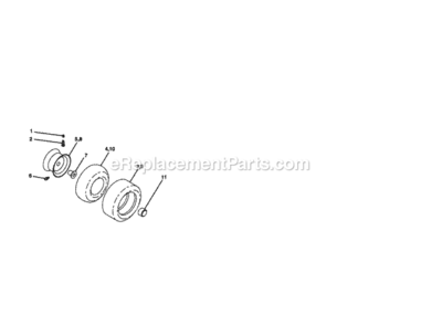 Page H Diagram and Parts List for 917270940  Craftsman Lawn Tractor