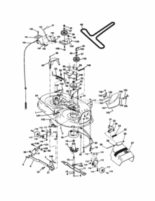 Page J Diagram and Parts List for 917270951  Craftsman Lawn Tractor