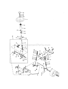 Page D Diagram and Parts List for 917270951  Craftsman Lawn Tractor
