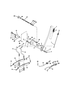 Page I Diagram and Parts List for 917270951  Craftsman Lawn Tractor