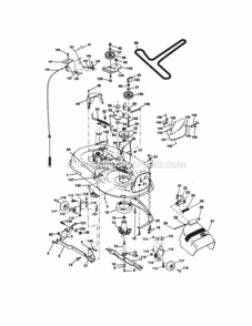 Page J Diagram and Parts List for 917270960  Craftsman Lawn Tractor