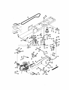 Page C Diagram and Parts List for 917270962  Craftsman Lawn Tractor