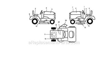 Page G Diagram and Parts List for 917270963  Craftsman Lawn Tractor