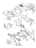 Part Location Diagram of 155934X010 Husqvarna Panel Dash Rh