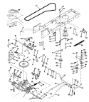 Part Location Diagram of 189115 Craftsman Transaxle