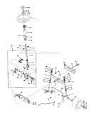 Steering Diagram and Parts List for 917271011  Craftsman Lawn Tractor