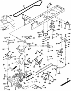 Page C Diagram and Parts List for 917271020  Craftsman Lawn Tractor