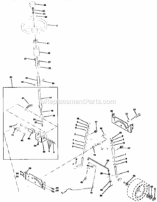 Page D Diagram and Parts List for 917271021  Craftsman Lawn Tractor