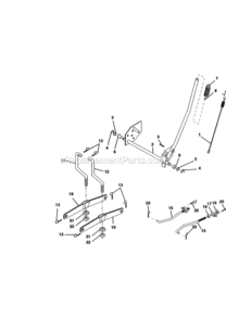 Page I Diagram and Parts List for 917271022  Craftsman Lawn Tractor