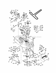 Page J Diagram and Parts List for 917271023  Craftsman Lawn Tractor