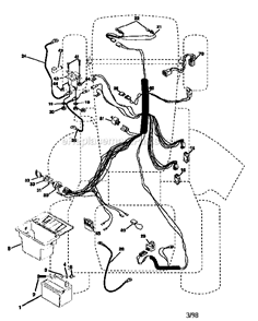 Part Location Diagram of 140426 Craftsman Engine Harness