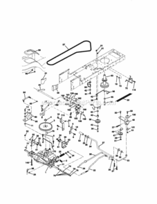 Page C Diagram and Parts List for 917271031  Craftsman Lawn Tractor