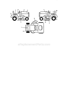 Page G Diagram and Parts List for 917271031  Craftsman Lawn Tractor