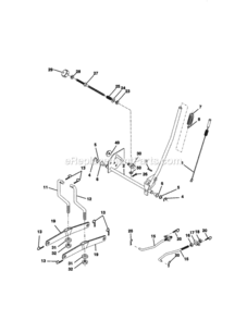 Page I Diagram and Parts List for 917271031  Craftsman Lawn Tractor