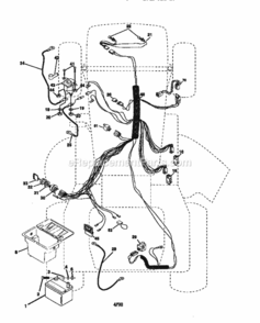Page A Diagram and Parts List for 917271040  Craftsman Lawn Tractor