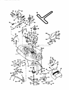 Page J Diagram and Parts List for 917271040  Craftsman Lawn Tractor