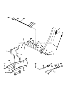 Page I Diagram and Parts List for 917271040  Craftsman Lawn Tractor
