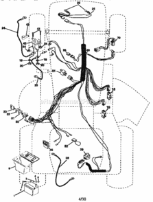 Page A Diagram and Parts List for 917271041  Craftsman Lawn Tractor