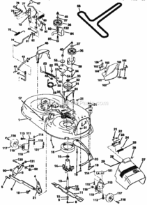 Page J Diagram and Parts List for 917271041  Craftsman Lawn Tractor