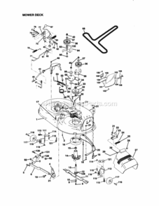Page J Diagram and Parts List for 917271042  Craftsman Lawn Tractor