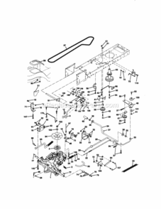 Page C Diagram and Parts List for 917271042  Craftsman Lawn Tractor