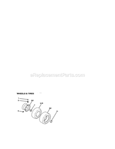 Page H Diagram and Parts List for 917271070  Craftsman Lawn Tractor